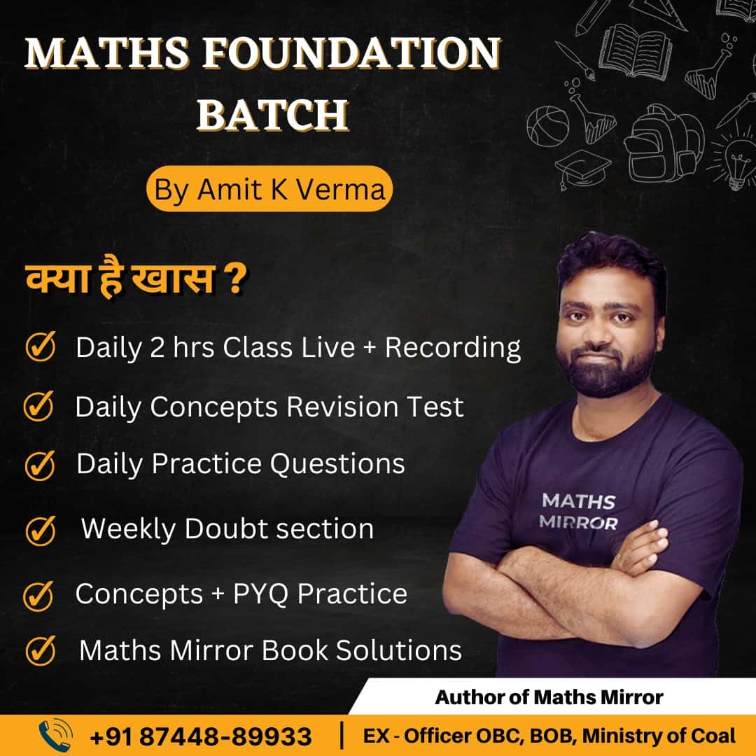 maths foundation batch 2